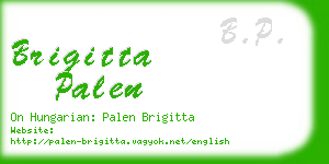 brigitta palen business card